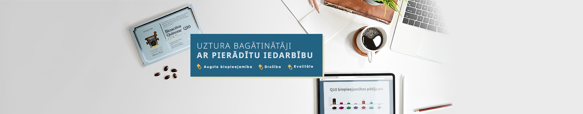 Q10 Gold no Pharma Nord ir pazīstams ar savām veselību uzlabojošajām īpašībām